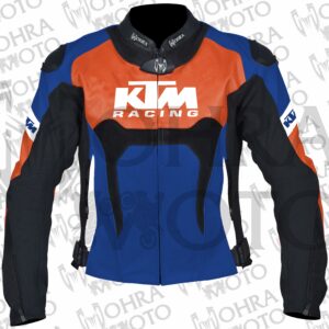 2025 KTM Racing 1.3mm Cowhide Motorcycle Jacket Unisex Motorbike Jacket