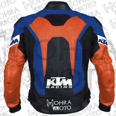 2025 KTM Racing 1.3mm Cowhide Motorcycle Jacket Unisex Motorbike Jacket