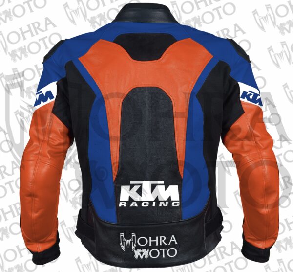 2025 KTM Racing 1.3mm Cowhide Motorcycle Jacket Unisex Motorbike Jacket - Image 2