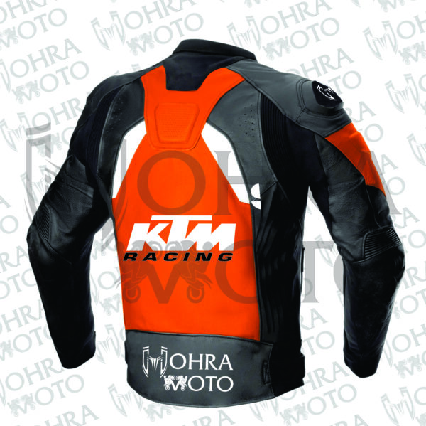 2025 KTM Racing 1.3mm Cowhide Motorcycle Jacket Unisex Motorbike Jacket - Image 2