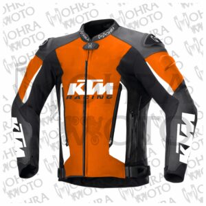 2025 KTM Racing 1.3mm Cowhide Motorcycle Jacket Unisex Motorbike Jacket